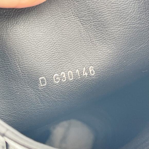 Chanel Black Lambskin CC Cap Toe Chain Detail Knee High Heel Boot size EU 37 - Picture 13 of 16